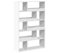 (white, 100 x 33 x 156.5 cm) vidaXL Room Divider Privacy Screen Room Partition Bookcase Engineered Wood