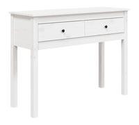 (white, 100 x 35 x 75 cm) vidaXL Solid Wood Pine Console Table Multi Colours 100x35x75 cm/70x35x75 cm