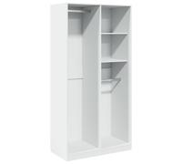 Vidaxl Wardrobe White 100X50X200 Cm Engineered Wood