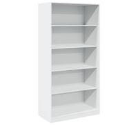 (white, 100 x 50 x 200 cm/ 4 shelves piece) vidaXL Wardrobe Clothing Storage Hanger Clothes Cabinet Closet Engineered Wood