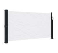 (white, 100 x 500 cm) vidaXL Retractable Side Awning Outdoor Privacy Screen Balcony Sunshade Shelter