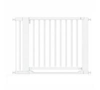(White, 105cm - 113cm) Safetots Wooden Heritage Flat Step Gate