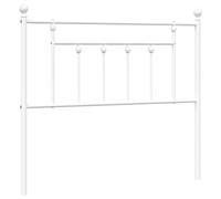 (white, 107 cm) vidaXL Metal Headboard Bed Header Bed Headboard Black Headboard Black 80 cm