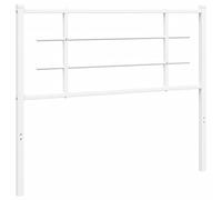 (white, 107 cm) vidaXL Metal Headboard Bedroom Home Decor Bed Header Bed Headboard Black 90 cm