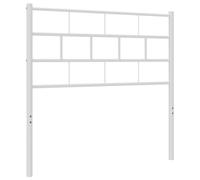 (white, 107 cm) vidaXL Metal Headboard Home Tall Headboard Bed Header Bedroom Bed Headboard