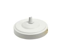 LEDSone Single Point White Ceiling Light Fitting Plate for Vintage Pendent Lights, 108mm Metal Antique Side Fitting Ceiling Rose with Accessories for Hanging Ceiling and Wall Lamp.