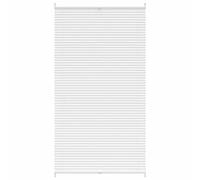 VidaXL Plisse Blind 110X200cm White Pleated Blind, White