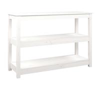 (White, 110 x 40 x 74 cm) vidaXL Solid Wood Pine Console Table Multi Colours 110x40x74 cm/80x40x74 cm