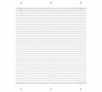 vidaXL Pleated Blind White 115x150 cm Fabric Width 114.4 cm Polyester, pleated window shade, pleated shade, concertina blind, plisse blind