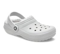 (White, 12 (Adults')) Crocs Classic Lined Thermoplastic Kid's Atmosphere Clogs