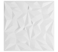 (white, 12 pcs) vidaXL 3D Wall Panels Self-adhesive Wall Panel Decor Wallpaper Wall Covering