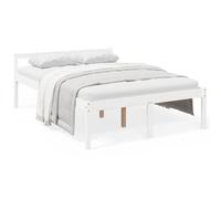 (white, 120 x 190 cm) vidaXL Bed Frame Bedroom Bed Base Matress Foundation Bedstead Solid Wood Pine