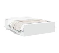 Bed Frame with Drawers Bed Base Mattress Foundation Engineered Wood vidaXL