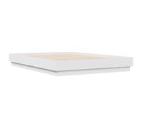 vidaXL Bed Frame Without Mattress White 120X200 cm, White