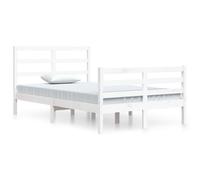 (white, 120 x 200 cm) vidaXL Solid Wood Pine Bed Frame Wooden Bedstead Bed Base Multi Colours/Sizes