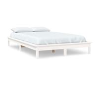 (white, 120 x 200 cm) vidaXL Solid Wood Pine Bed Frame Wooden Bedstead Bed Base Multi Colours/Sizes