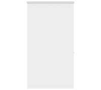 vidaXL Shower Roller Blind PEVA 120x240 cm White - Space-saving Ceiling/Wall Mount with Chain Connector and Cassette - Bathroom Privacy Solution