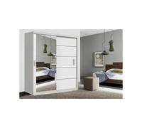 (White , 120cm) Lyon Modern Bedroom Sliding Door Wardrobe