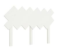 (white, 122.5 x 3 x 80.5 cm) vidaXL Bed Headboard Home Bedroom Decorative Bed Header Panel Solid Wood Pine