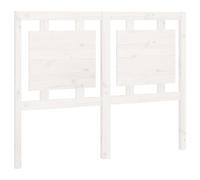 vidaXL Bed Headboard White 125.5x4x100 cm Solid Pine Wood