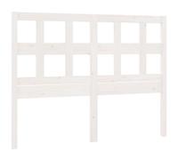 vidaXL Bed Headboard White 125.5x4x100 cm Solid Wood Pine