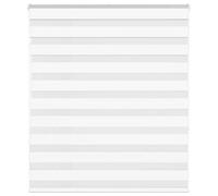 (white, 125 x 150 cm) vidaXL Zebra Blind Fabric Polyester