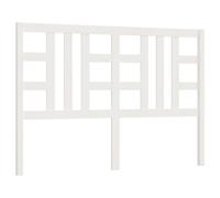 (white, 126 x 4 x 100 cm) vidaXL Bed Headboard Home Bedroom Decorative Bed Header Panel Solid Wood Pine