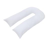 (White, 12ft) 12ft/9ft U Pillowcases Pregnancy Maternity Nursing Full Body Support Luxury Pillow Cover Only