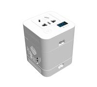 (White, 12V-220V) 300W Peak Car Power Inverter DC 12V To AC 220V 110V Modifined Sine Wave Converter Voice Reminder