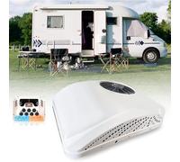 White,12V,Generic Rooftop RV Air Conditioner with Cooling And Heating Function Rooftop Camper DC Air Conditioner Air Conditioning Suitable for Trucks Vans RV Camper Bus Ambulance