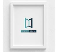 White 12x12 (30.5x30.5cm) Photo Picture Poster Frame - Classic Range, 30mm Flat, Wall Hang