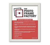 (White, 12x12 Inch) New Antique Traditional Wooden Effects Picture Photo Frames