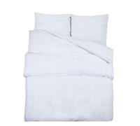 vidaXL Duvet Cover Set White 135x200 cm Light-weight Microfiber