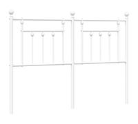 (white, 140 cm) vidaXL Metal Headboard Bed Header Bed Headboard Black Headboard Black 80 cm
