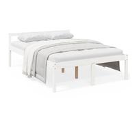 (white, 140 x 190 cm) vidaXL Solid Wood Pine Bed Frame Bed Base Frame Multi Colours Multi Sizes