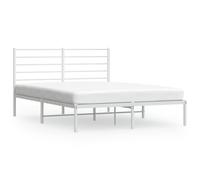 Metal Bed Frame with Headboard Bed Base Mattress Foundation Bedstead vidaXL