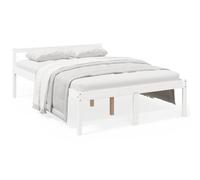 (white, 140 x 200 cm) vidaXL Solid Wood Pine Bed Frame Bed Base Frame Multi Colours Multi Sizes