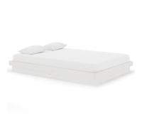 (white, 140 x 200 cm) vidaXL Solid Wood Pine Bed Frame Wooden Home Platform Bed Multi Colours/Sizes