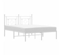 Metal Bed Frame Home Bedroom Bed Base Mattress Foundation Bedstead vidaXL