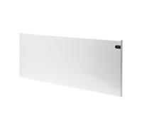 Adax Neo Electric Panel Heater/Convector Radiator With Timer, Thermostat, Modern, Slimline, Wall Mounted, White, 1400W