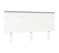 Vidaxl Bed Headboard White 144X6X82.5 Cm Solid Wood Pine