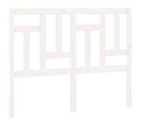 vidaXL Bed Headboard White 145.5x4x100 cm Solid Wood Pine