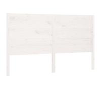 vidaXL Headboard White 146x4x100 cm Solid Wood Pine (818721), White