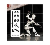 (White, 14cm) T13 Action Figure Titan 13 Action Figure Dummy Lucky 13 Action Figure 3D Printed Multi-Jointed Movable