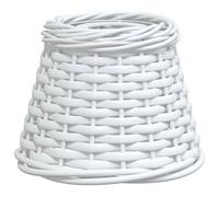 vidaXL Ceiling Lamp Shade White Ã?15x12 cm Wicker, White