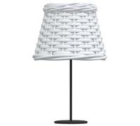 (white, 15 x 12 cm) vidaXL Lamp Shade Table Wicker Lamp Shade Bedroom Bedside Light Shade Wicker