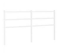 (white, 150 cm) vidaXL Metal Headboard Bedroom Home Decorative Bed Header Metal Bed Headboard