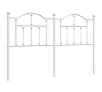 (white, 150 cm) vidaXL Metal Headboard for Bedroom Bed Header Bed Headboard Tall Headboard