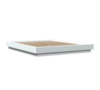 Vidaxl Bed Frame With Led Lights Without Mattress White 150X200Cm