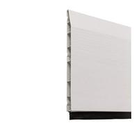 White 150mm 6" Chamfered Skirting Board 2.5m (8.2ft) Long uPVC Plastic Roomline